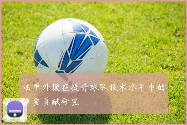 法甲外援在提升球队技术水平中的重要贡献研究